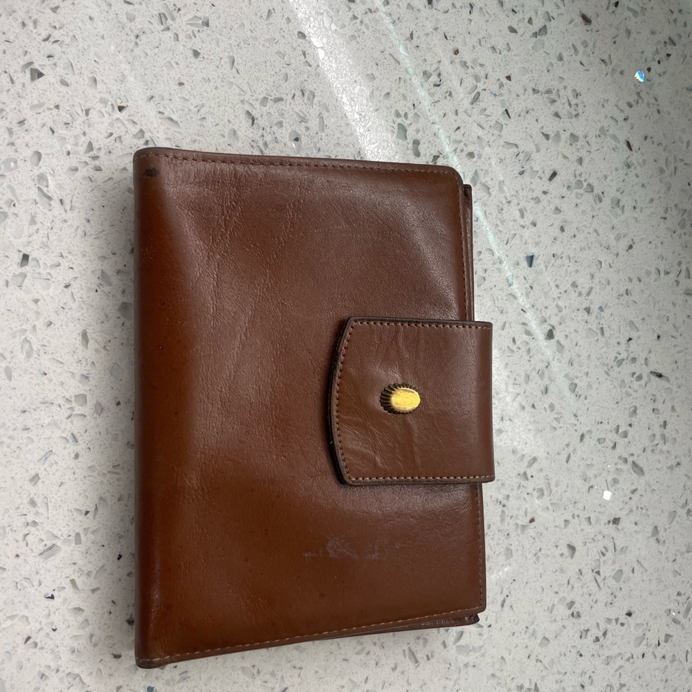 Vintage Brown Leather Wallet